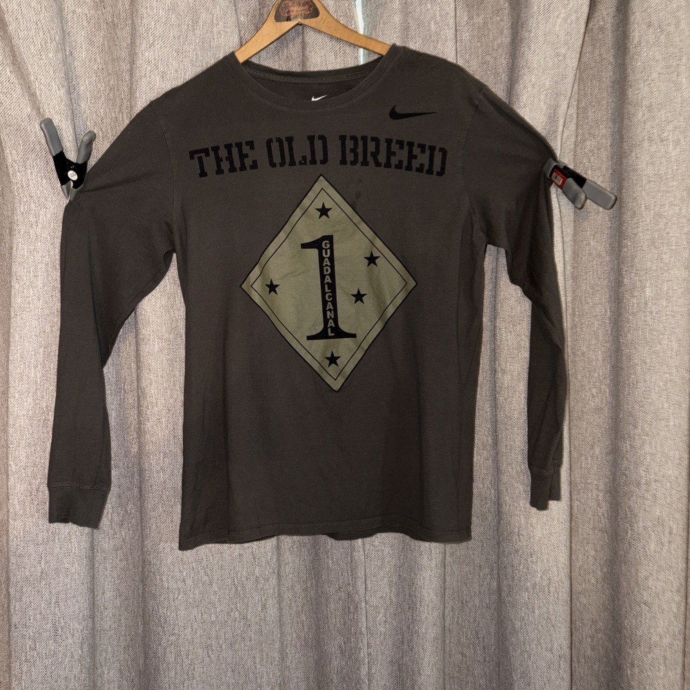 Nike Tee Marines Old Breed Guadalcanal Medium - Picture 2 of 5